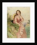 A Country Girl, 19th century by Henry Hobson