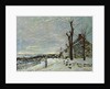 Snow at Veneux-Nadon, c.1880 by Alfred Sisley