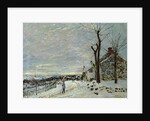 Snow at Veneux-Nadon, c.1880 by Alfred Sisley
