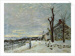 Snow at Veneux-Nadon, c.1880 by Alfred Sisley