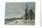 Snow at Veneux-Nadon, c.1880 by Alfred Sisley
