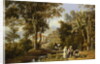 Garden Scene on the Braganza Shore, Rio de Janeiro, 1827 by William Havell