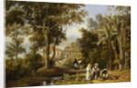 Garden Scene on the Braganza Shore, Rio de Janeiro, 1827 by William Havell