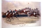 The Grand National, Over the Water, 1899 by William Verner Longe