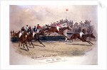 The Grand National, Over the Water, 1899 by William Verner Longe