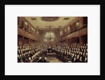 The House of Commons in Session by English School