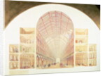 Section perspective of the proposed Great Victorian Way, c.1854 by Joseph Paxton