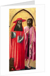 Saints Jerome and John the Baptist, c.1428 by Tommaso Masaccio