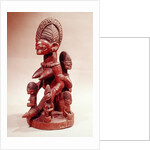 Mother and children by Culture Yoruba