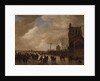 A Winter Skating Scene by Jan Josephsz van Goyen