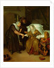 A Maid taking a lady's pulse by Richard Brackenburgh