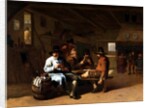 A Tavern Interior with cardplayers, 17th century by Job Berckheyde