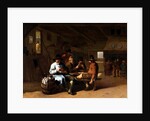 A Tavern Interior with cardplayers, 17th century by Job Berckheyde
