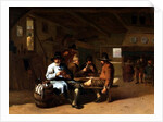 A Tavern Interior with cardplayers, 17th century by Job Berckheyde