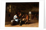 A Tavern Interior with cardplayers, 17th century by Job Berckheyde