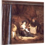 A trompe l'oeil of The Rest on the Flight into Egypt, 17th century by Abraham de Pape