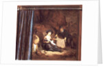 A trompe l'oeil of The Rest on the Flight into Egypt, 17th century by Abraham de Pape