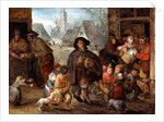 The Blind Hurdy Gurdy Player by David Vinckboons