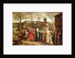 The Holy Family Turned Away from the Inn, 16th century by Jan Massys or Metsys