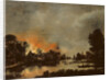 Village on Fire by Aert van der Neer