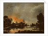 Village on Fire by Aert van der Neer