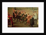 Musicians taking part in The Ommeganck in Brussels on 31st May 1615: Procession of Notre Dame de Sablon by Denys van Alsloot