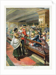 Children's Christmas Dinner at Sea from the Graphic Christmas Number, 1889 by Godefroy Durand
