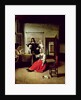 Woman drinking with soldiers, 1658 by Pieter de Hooch