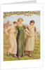 Three Young Girls, 19th century by Kate Greenaway
