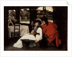 A Tryst at a Riverside Cafe, c.1869 by James Jacques Joseph Tissot