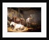 Horses in a Stable, 1791 by George Morland