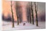 Snow Scene-Wanstead Park by Nils Hans Christiansen
