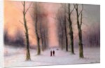 Snow Scene-Wanstead Park by Nils Hans Christiansen