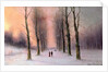 Snow Scene-Wanstead Park by Nils Hans Christiansen
