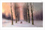 Snow Scene-Wanstead Park by Nils Hans Christiansen