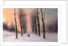 Snow Scene-Wanstead Park by Nils Hans Christiansen