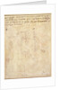 Architectural Study with Notes by Michelangelo Buonarroti