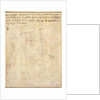 Architectural Study with Notes by Michelangelo Buonarroti