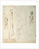 Study of the Christ Child and an Anatomical Drawing with Notes by Michelangelo Buonarroti