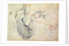 Preparatory Study for the Arm of Christ in the Last Judgement, 1535-41 by Michelangelo Buonarroti