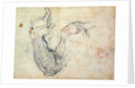 Preparatory Study for the Arm of Christ in the Last Judgement, 1535-41 by Michelangelo Buonarroti