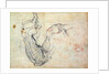 Preparatory Study for the Arm of Christ in the Last Judgement, 1535-41 by Michelangelo Buonarroti