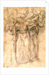 Study of Mourning Women by Michelangelo Buonarroti