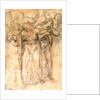 Study of Mourning Women by Michelangelo Buonarroti
