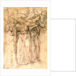 Study of Mourning Women by Michelangelo Buonarroti