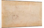 Study of a male head by Michelangelo Buonarroti