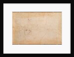 Study of a male head by Michelangelo Buonarroti