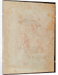 Study of two male figures by Michelangelo Buonarroti