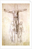 Study of Christ on the Cross between the Virgin and St. John the Evangelist by Michelangelo Buonarroti