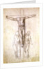 Study of Christ on the Cross between the Virgin and St. John the Evangelist by Michelangelo Buonarroti